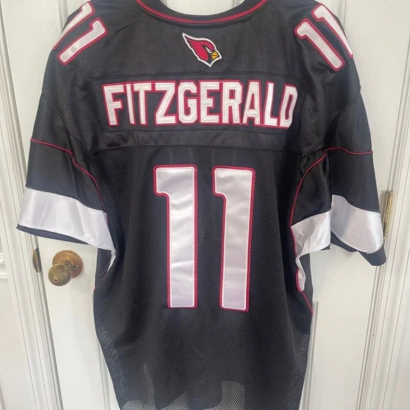 Larry Fitzgerald Size 56 Arizona Cardinals Black Jersey Size  Nike NFL Football - Picture 4 of 4